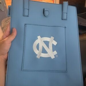 UNC blue tote bag
